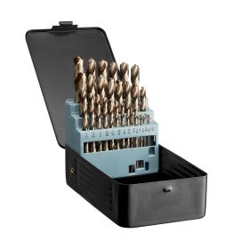 VEVOR Cobalt Drill Bit Set, 29 Pcs, M35 High Speed Steel Cobalt Drill Bits with Storage Case, for Drilling Metal, Stainless Steel, Aluminum Alloy