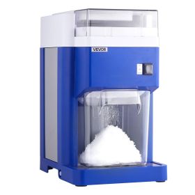 VEVOR Commercial Ice Shaver Machine, 1.91QT /1.8L Large Electric Snow Cone Machine, Fine & Fluffy with 300W Motor, Stainless Steel Blades