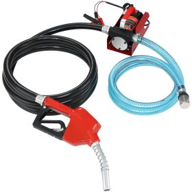 VEVOR Diesel Fuel Transfer Pump Kit 12V 10 GPM DC with Automatic Shut-off Nozzle Hose