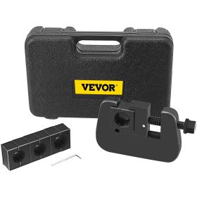VEVOR 7843B Manual A/C Hose Crimper Kit,Handheld Air Hose Crimper Tool Kit with 4 Dies Whole Set #6#8#10#12,A/C Hose Crimper Repair Tool Kit Die