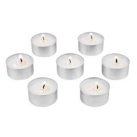 VEVOR 200 Pack Unscented Tea Lights Candles 6.5 Hours Long Burning Smokeless Tealight Candles, Dripless with Aluminum Cups
