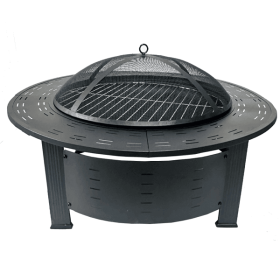 Round stove cooking tea round barbecue stove table smokeless charcoal rack full set of heating brazier wood home courtyard outdoor