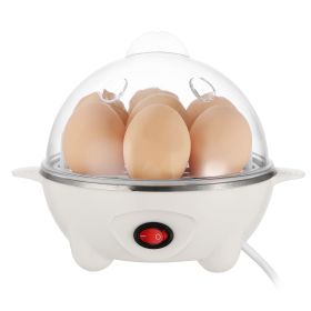 7-Capacity Electric Egg Cooker, BPA-Free, Auto-Off, Measuring Cup, Hard Boiled & Steamed Vegetables, Seafood & Dumplings
