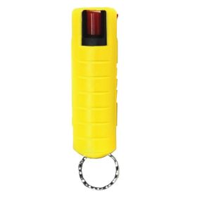 Streetwise 18 Stream Pepper Spray 0.5 oz Hard-case (Color: Yellow)